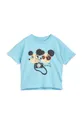 Otroška kratka majica Mini Rodini modra