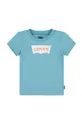 modra Otroška kratka majica Levi's Otroški
