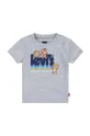 γκρί Παιδικό βαμβακερό μπλουζάκι Levi's Παιδικά