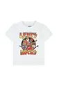 biały Levi's t-shirt bawełniany dziecięcy Dziecięcy