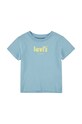 Levi's t-shirt bawełniany dziecięcy nadruk turkusowy 6EH902