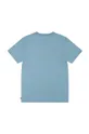 Otroška bombažna kratka majica Levi's modra