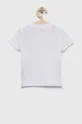 Παιδικό βαμβακερό μπλουζάκι Levi's λευκό