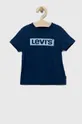 mornarsko plava Dječja pamučna majica kratkih rukava Levi's Dječji