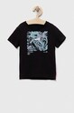 Levi's t-shirt bawełniany dziecięcy nadruk czarny 8EH803