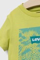 Chłopiec Levi's t-shirt bawełniany dziecięcy 8EH804 zielony