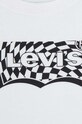 Chłopiec Levi's t-shirt bawełniany dziecięcy 8EH890 biały