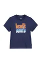 темно-синій Дитяча бавовняна футболка Levi's Дитячий