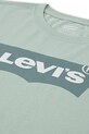 Levi's t-shirt bawełniany dziecięcy zielony 9E8157