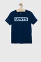 блакитний Дитяча бавовняна футболка Levi's Дитячий