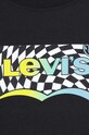 Levi's gyerek pamut póló 9EH890 fekete SS23