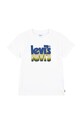 Levi's t-shirt bawełniany dziecięcy nadruk biały 9EH892