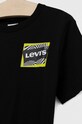 Chłopiec Levi's t-shirt bawełniany dziecięcy 9EH897 czarny