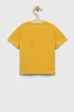 Παιδικό μπλουζάκι United Colors of Benetton κίτρινο