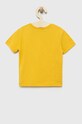 United Colors of Benetton t-shirt bawełniany dziecięcy 3096G108E.P.SEASONAL żółty SS23