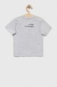 Παιδικό βαμβακερό μπλουζάκι United Colors of Benetton 3096G1098.P.SEASONAL γκρί SS23