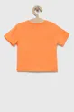 Otroška kratka majica United Colors of Benetton oranžna
