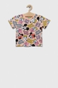 arancione United Colors of Benetton t-shirt in cotone per bambini Bambini