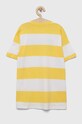 United Colors of Benetton t-shirt bawełniany dziecięcy 3ZNBC10BN.G.SEASONAL żółty SS23