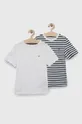 λευκό Παιδικό βαμβακερό μπλουζάκι Tommy Hilfiger 2-pack Παιδικά