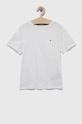 Дитяча бавовняна футболка Tommy Hilfiger 2-pack UK0UK00052.PPYX білий SS23