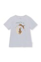 Konges Sløjd t-shirt bawełniany dziecięcy nadruk szary KS2912