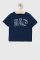 σκούρο μπλε Παιδικό βαμβακερό μπλουζάκι GAP Παιδικά