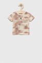 Calvin Klein Jeans t-shirt dziecięcy wzorzyste beżowy IN0IN00067.PPYX