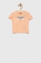 Detské tričko Calvin Klein Jeans s elastanom oranžová IN0IN00068.PPYX