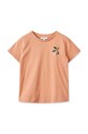 Liewood t-shirt bawełniany dziecięcy nadruk beżowy LW17204