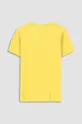 Дитяча бавовняна футболка Coccodrillo жовтий