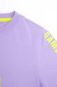 μωβ Παιδικό βαμβακερό μπλουζάκι Coccodrillo
