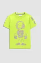 πράσινο Παιδικό βαμβακερό μπλουζάκι Coccodrillo Παιδικά