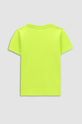 Dětské bavlněné tričko Coccodrillo ostrá zelená