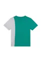Otroška bombažna kratka majica Marc Jacobs zelena