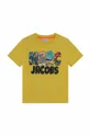 κίτρινο Παιδικό βαμβακερό μπλουζάκι Marc Jacobs Παιδικά
