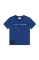 Marc Jacobs t-shirt bawełniany dziecięcy nadruk niebieski W55001.156