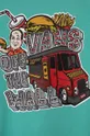Παιδικό βαμβακερό μπλουζάκι Vans VAN DOREN BBQ SS WATERFALL  100% Βαμβάκι