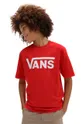 κόκκινο Παιδικό βαμβακερό μπλουζάκι Vans BY VANS CLASSIC BOYS TRUE RED/WHITE Παιδικά