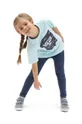 Παιδικό βαμβακερό μπλουζάκι Vans BY PRINT BOX KIDS BLUE GLOW/DRESS Παιδικά