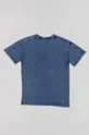 Детская хлопковая футболка zippy тёмно-синий