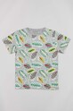 zippy t-shirt bawełniany dziecięcy ZKBAP0303.23022 szary SS23