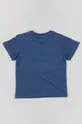 Дитяча бавовняна футболка zippy темно-синій