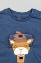 Chłopiec zippy t-shirt bawełniany dziecięcy ZBBAP0303.23023 granatowy