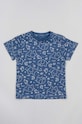 zippy t-shirt bawełniany dziecięcy nadruk granatowy ZBBAP0303.23018