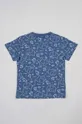 Παιδικό βαμβακερό μπλουζάκι zippy σκούρο μπλε