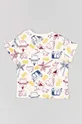 zippy t-shirt bawełniany dziecięcy beżowy
