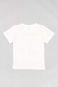 zippy t-shirt bawełniany dziecięcy ZKBAP0303.23035 biały SS23