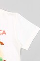 zippy t-shirt bawełniany dziecięcy biały ZKBAP0303.23035
