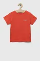 oranžna Otroška bombažna kratka majica zippy Otroški